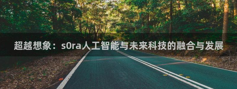 超越想象：s0ra人工智能与未来科技的融合与发展