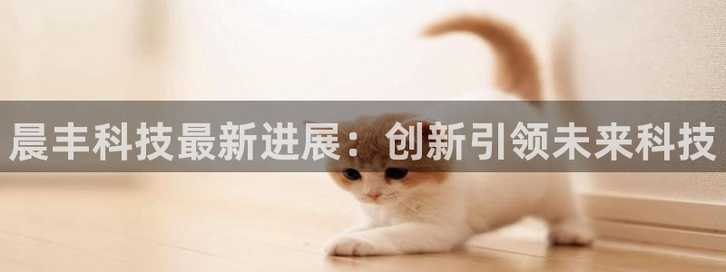 晨丰科技最新进展：创新引领未来科技